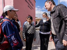 ENTREGÓ MAURICIO KURI OBRAS EN SAN PEDRO AHUACATLÁN.