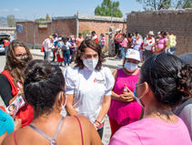 Destaca la candidata Abigail que va a habilitar 5 mil rampas en todo el estado.