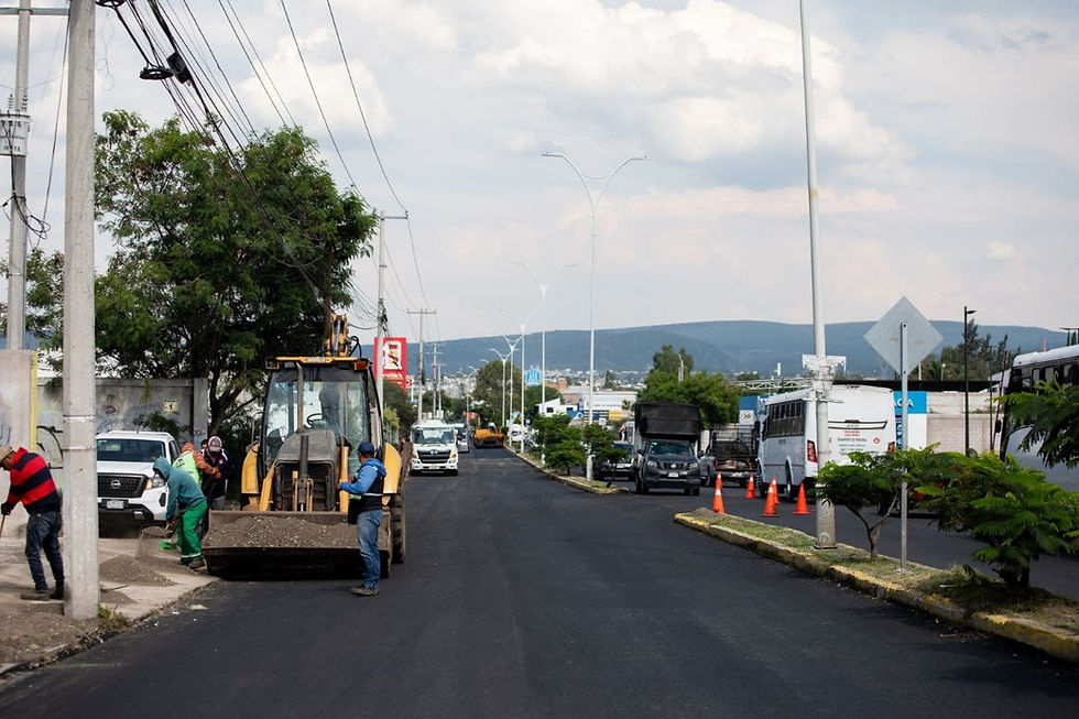 Segunda etapa del “Programa de Re encarpetado”, implementado por la Secretaría de Obras Públicas y Desarrollo Urbano.
