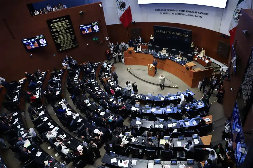 El Senado tuvo sesión en medio de la polémica por la presencia de agentes de la CIA en Chihuahua. (Foto: Cuartoscuro ).