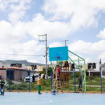 Transforman el Parque Valle Dorado I para el sano esparcimiento de las familias.