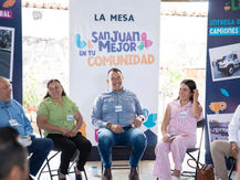 Gobierno Municipal llevó a cabo el Vienes en La mesa San Antonio.