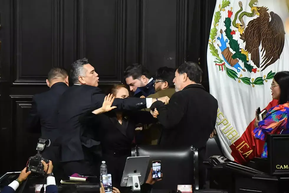 Fernández Noroña denunció penalmente a Alejandro Moreno y a tres priistas más que lo agredieron físicamente, y buscará el desafueros de estos políticos.