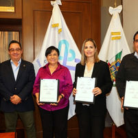 Firman SEDIF y SESA compromiso por la salud.