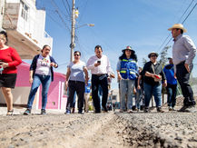 ARRANCA ROBERTO CABRERA PROGRAMA DE MEJORAMIENTO VIAL EN EL MUNICIPIO.