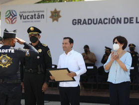 SE FORTALECE POLICÍA YUCATECA CON NUEVOS ELEMENTOS DE SEGURIDAD.