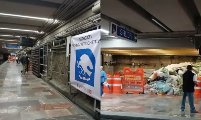 Estación Zócalo de la Línea 2 del Metro. (Foto: Shelma Navarrete / Cuartoscuro.com).
