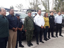 ROBERTO CABRERA APUESTA A LA SEGURIDAD Y ENTREGA EQUIPAMIENTO A LA SSPM.