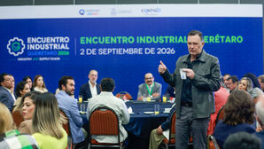 Querétaro ofrece certeza, talento y condiciones de desarrollo para el sector empresarial: Mauricio Kuri.