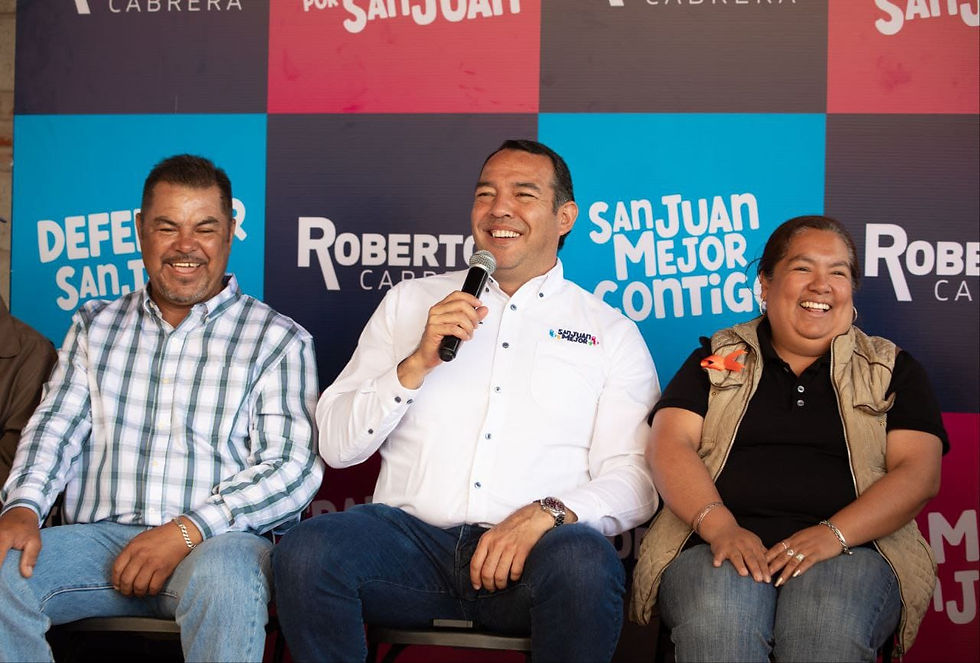 Roberto Cabrera Valencia, sostuvo un encuentro con habitantes de Ranchos Unidos, donde resaltó que el agua es un derecho humano, por lo que, a través de la Junta de JAPAM, se implementan programas y acciones.