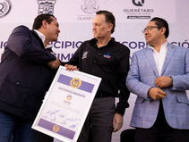 RECONOCE GOBERNADOR AL MUNICIPIO DE PEDRO ESCOBEDO POR FORTALECER SU SISTEMA ANTICORRUPCIÓN.