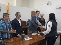 ENCABEZA ALCALDE REUNIÓN CON MANDOS DE LA POLICÍA MORELIA.