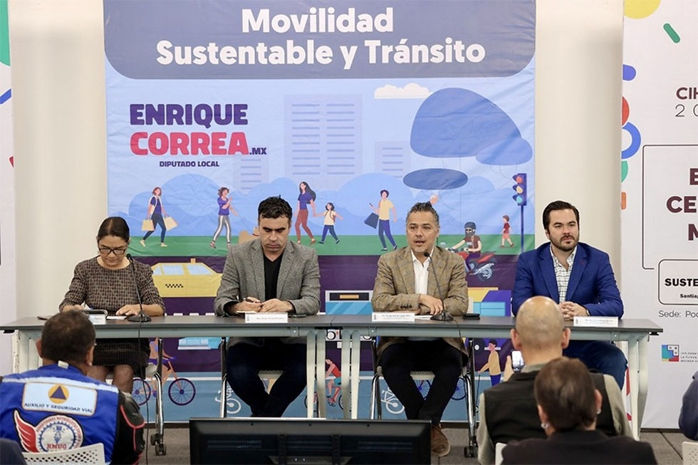 Enrique Correa Sada, se llevó a cabo el foro “Rumbo a una Ley de Movilidad Sustentable”.