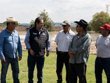 JAPAM invierte 250 mil pesos en restaurar el Bordo San Benito en Santa Bárbara La Cueva.