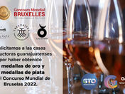 VINOS DE GUANAJUATO RECIBEN 8 MEDALLAS DEL CONCOURS MONDIAL DE BRUXELLES.