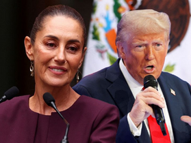 TRUMP ACORDÓ CON CLAUDIA SHEINBAUM EL DESPLIEGUE DE 10,000 PARA DETENER EL FLUJO DE FENTANILO.