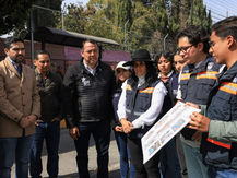 ENTREGA ROBERTO CABRERA REHABILITACIÓN DE CALLE 5 DE MAYO.