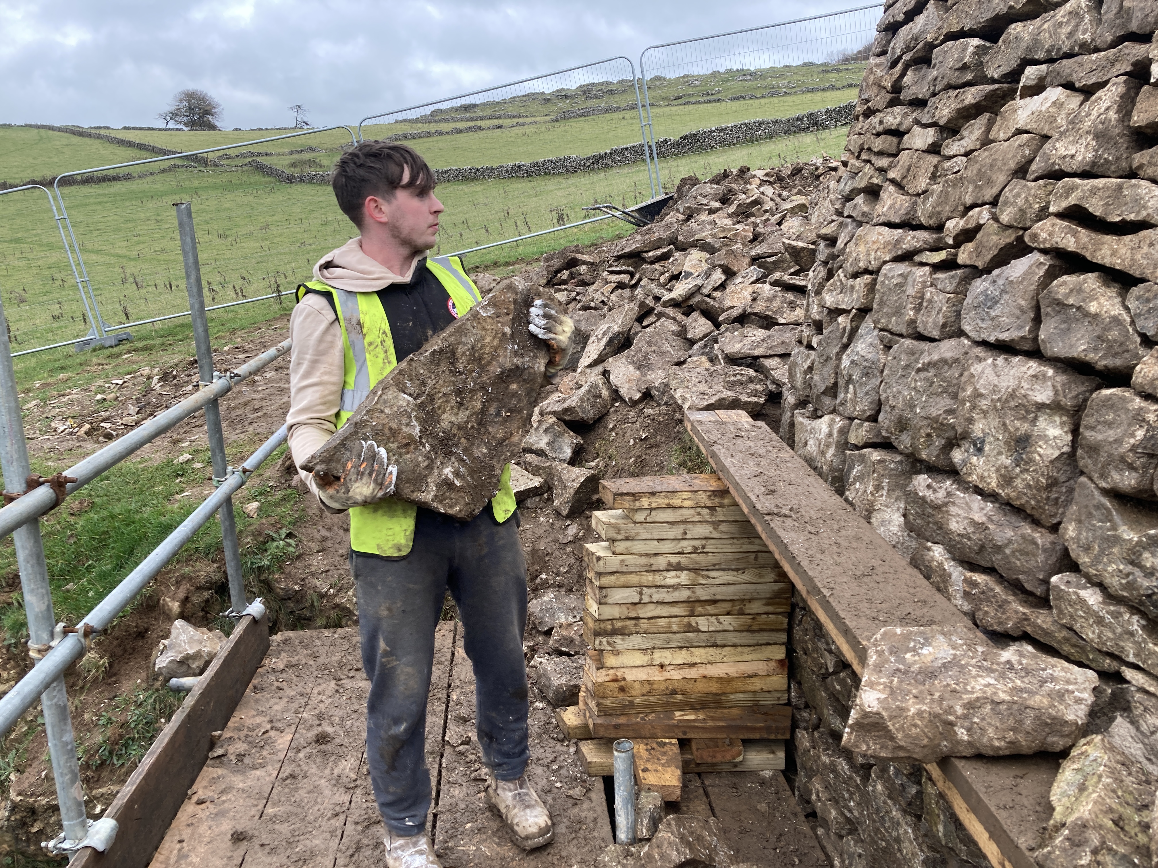Dry stone walling Matlock