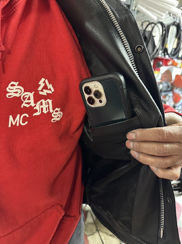 美品　SAMS LEATHER 3/4 SLEEVE JACKET 2XL SAMS LEATHER 3/4 SLEEVE JACKET | Sams Choppers Co. Official