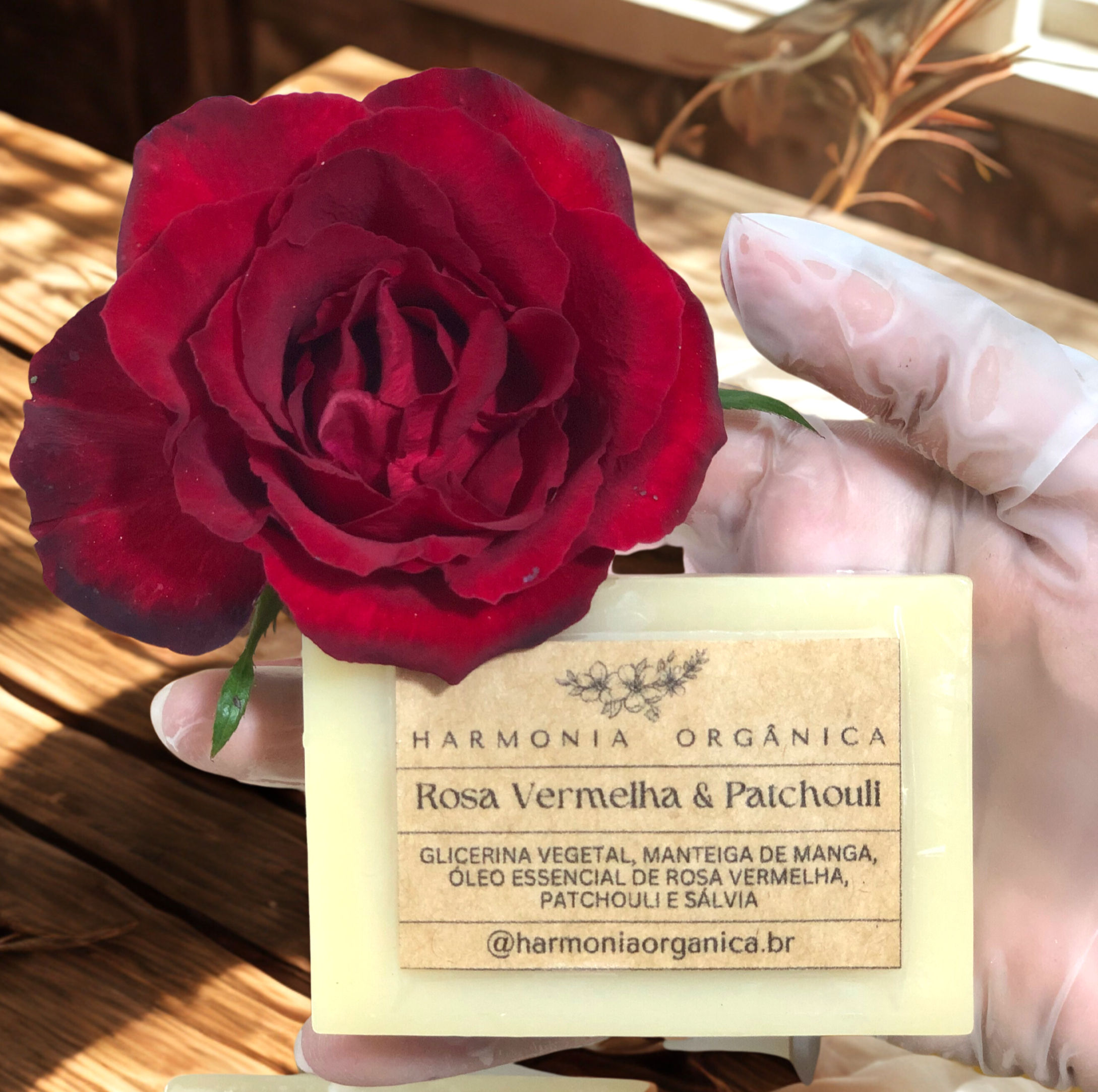 Rosa Vermelha, Patchouli & Sálvia 