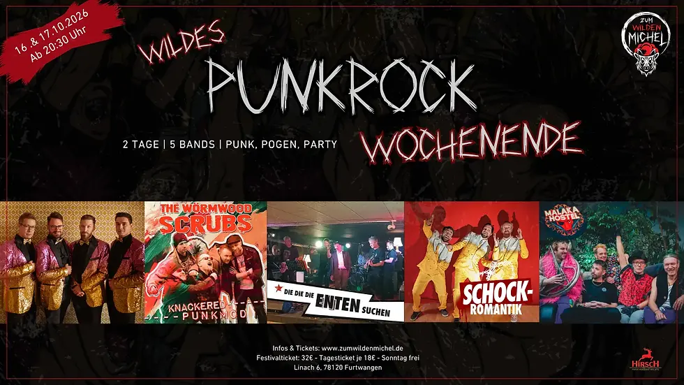 Wildes Punkrockwochenende 2026