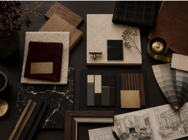 Whole home design by Vanessa Empire Interiors — palette, materials, and sightlines planned in relationship across rooms.