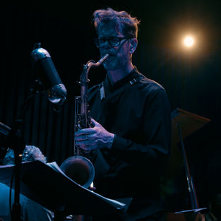 Donny McCaslin playing tenor saxophone