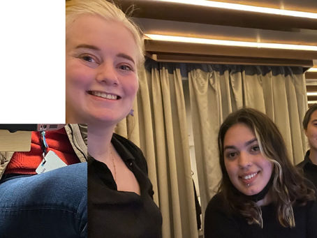 Aida and Fogo with Hannah and Brenda