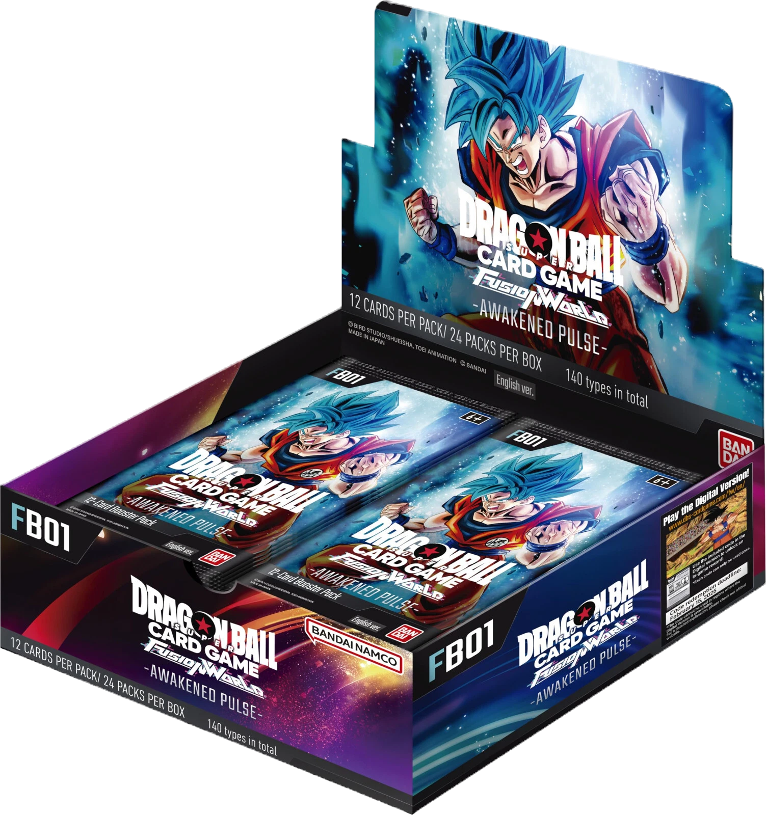 DRAGON BALL SUPER CARD GAME FB01 *AWAKENED PULSE* FUSION WORLD