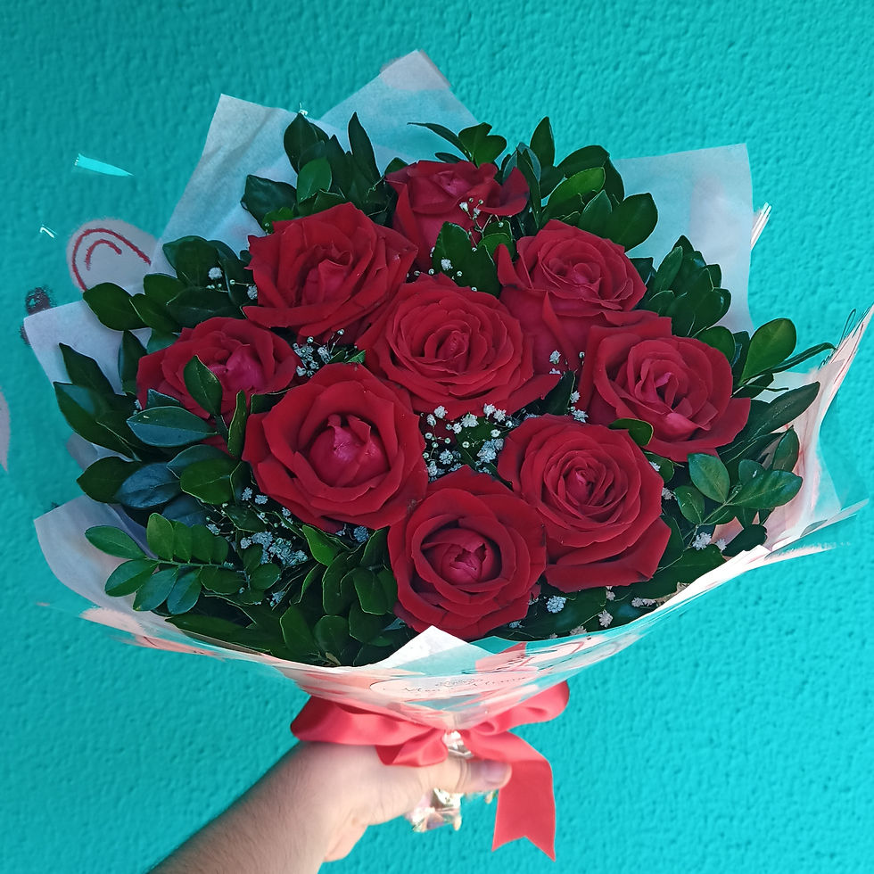 Miniatura: Buquê Tradicional - 9 Rosas