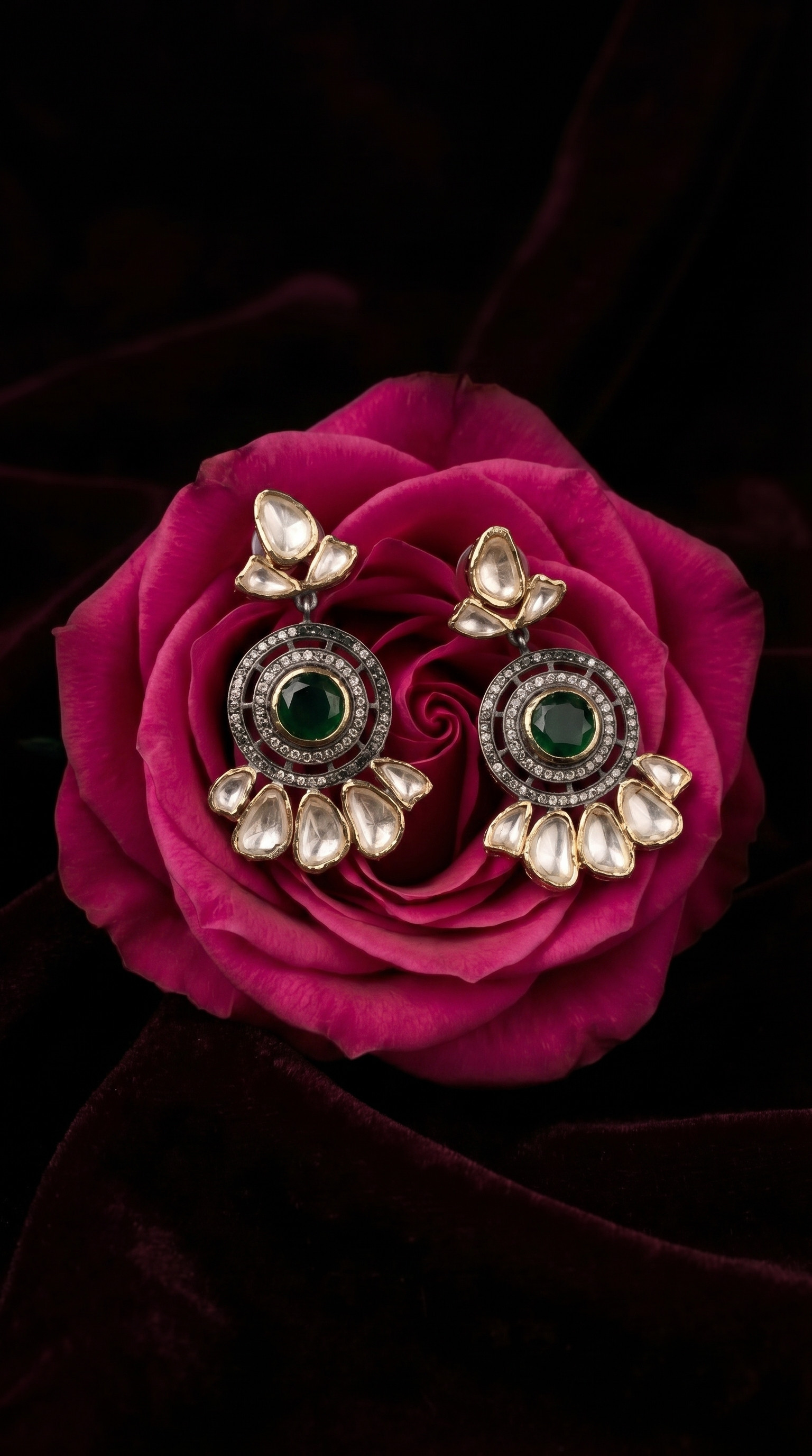 Kavya American diamond Danglers