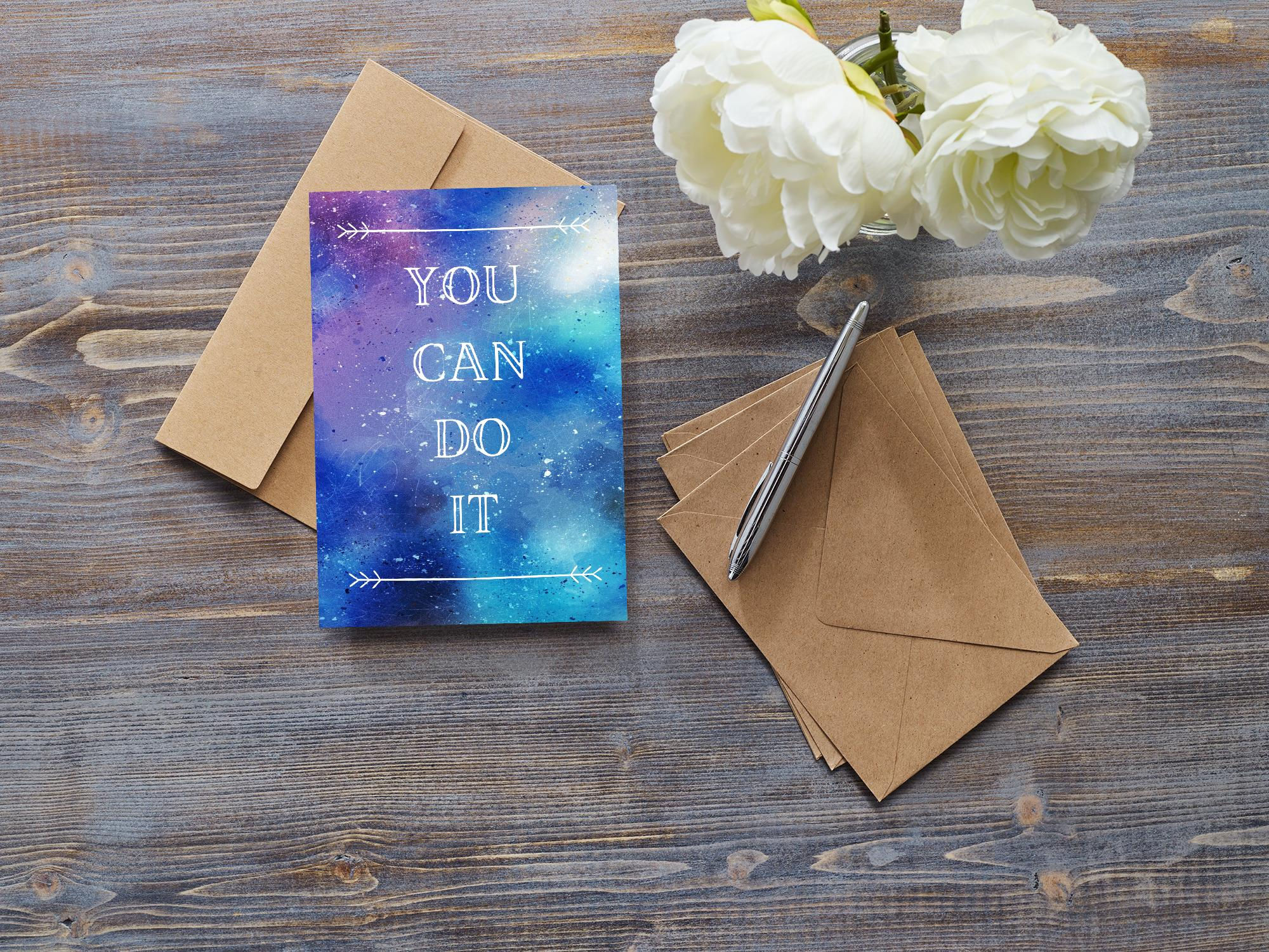 You Can Do It  Greeting Card