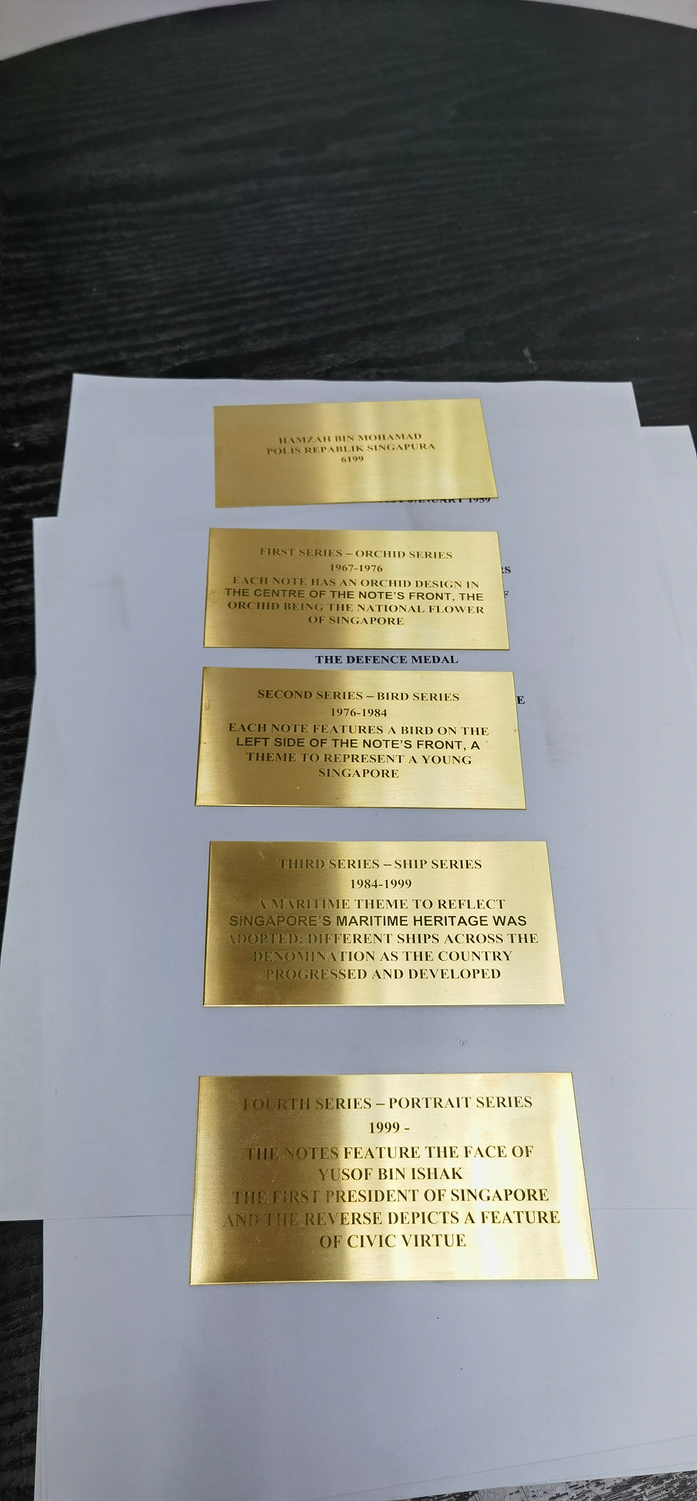 Engraving on Brass