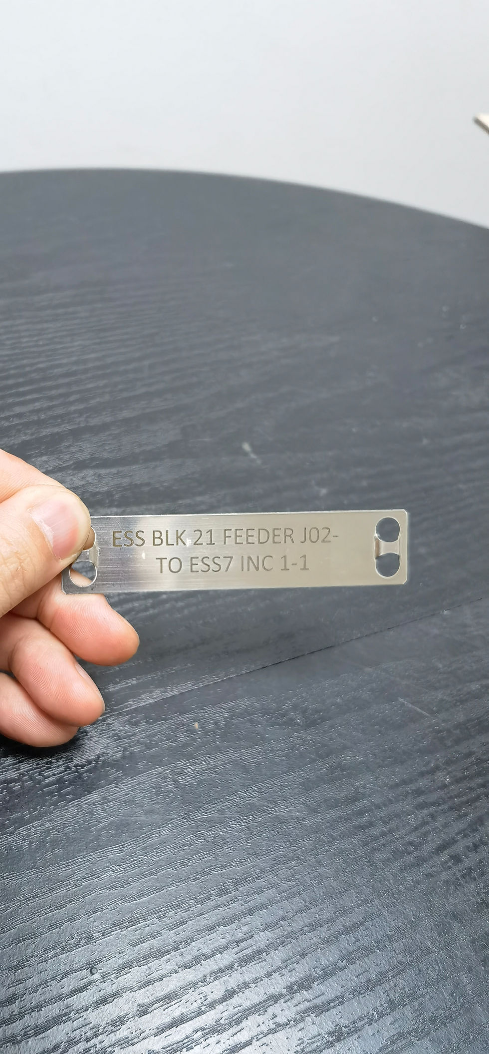 Stanless Steel Tag Engraving