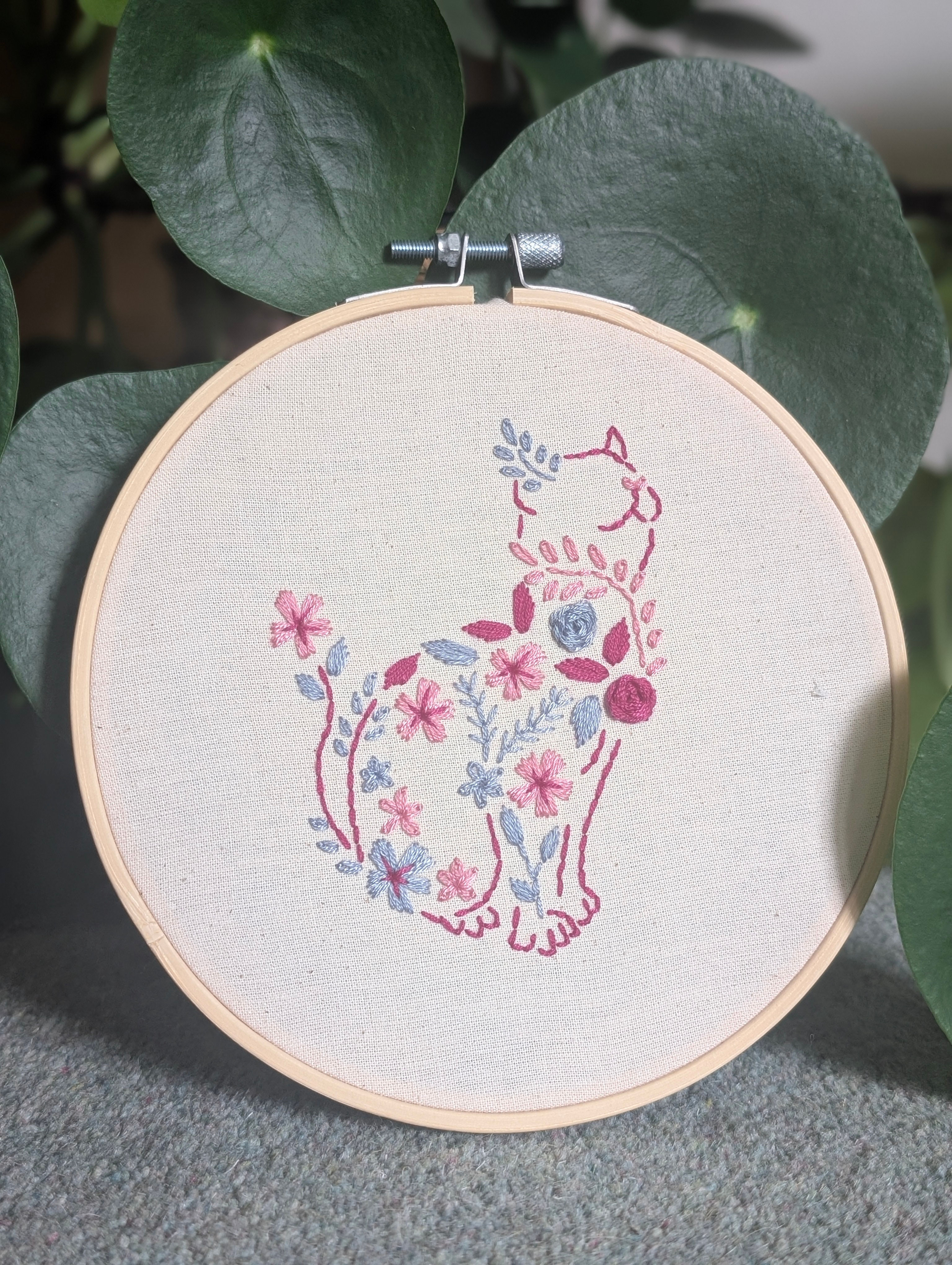 Cat Embroidery Kit