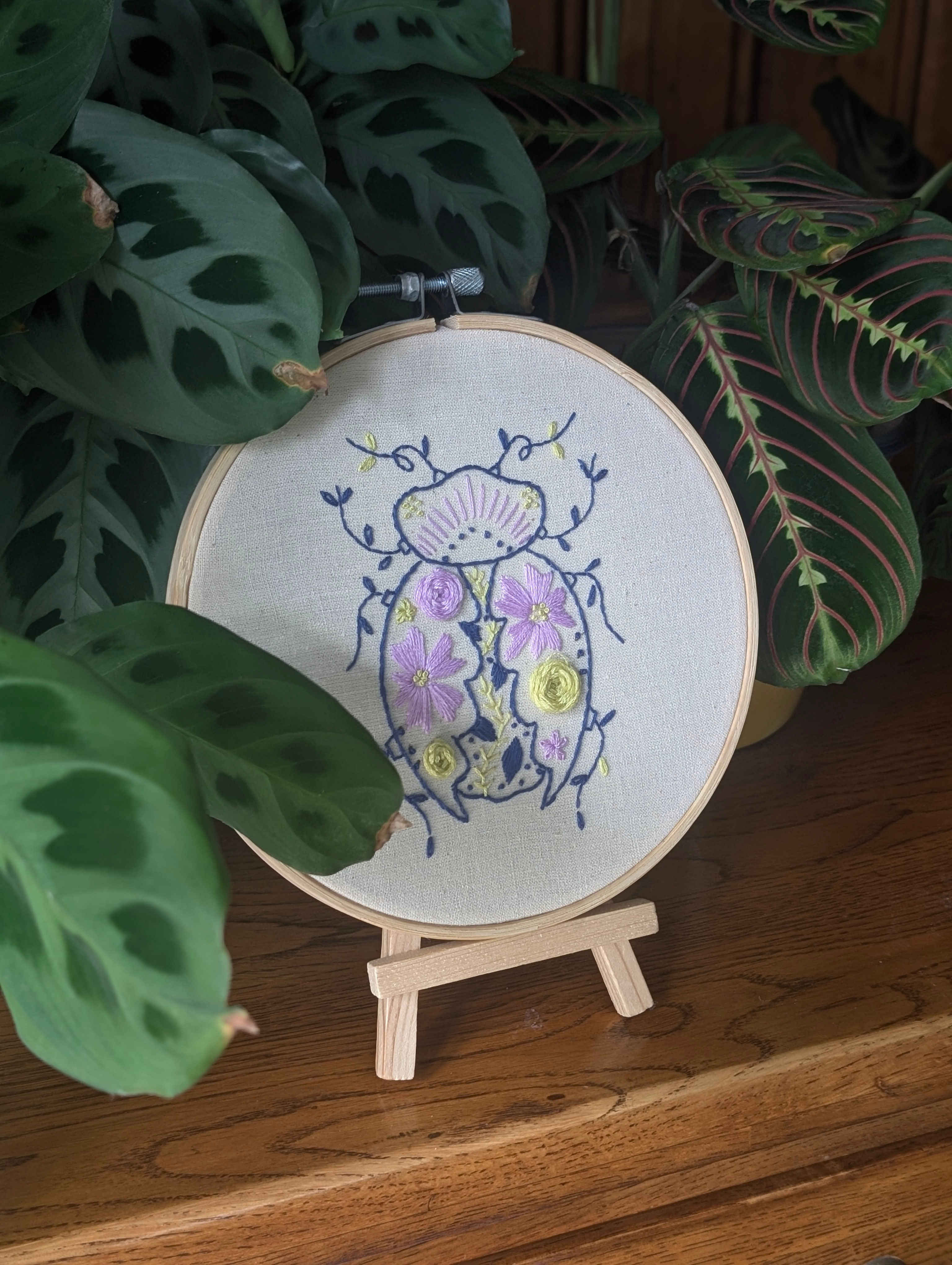 Botanical Bug Embroidery Kit