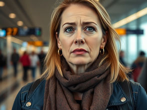 Anxiety arrival at foreign airports