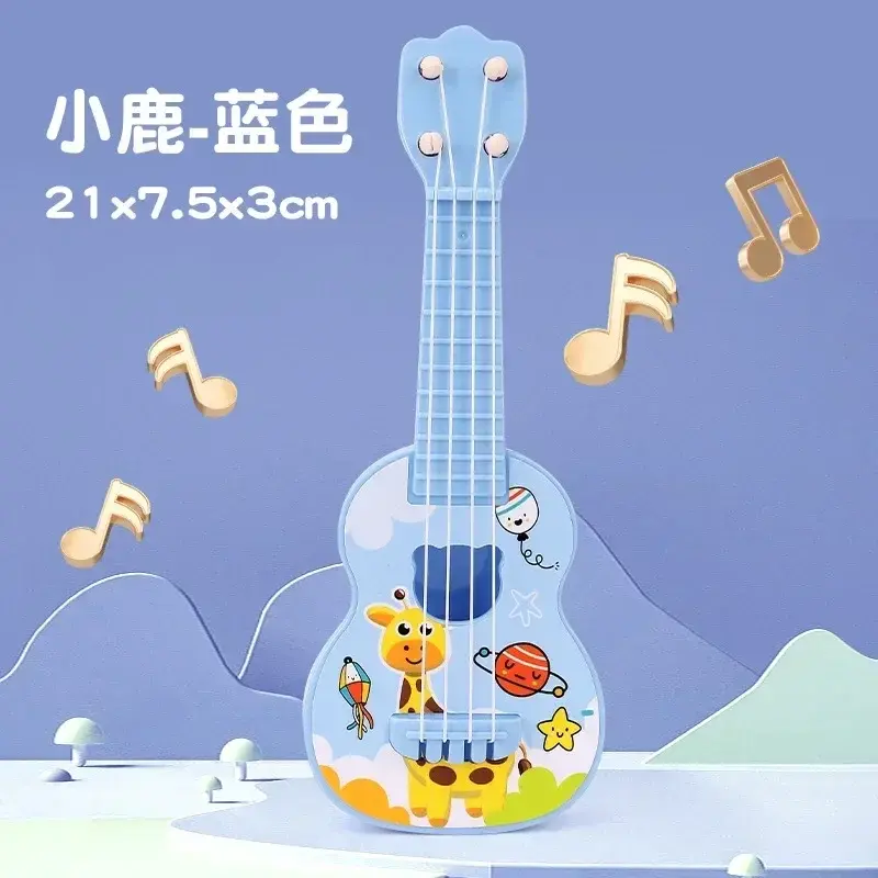 Miniatura: Mini Guitar Instrument Can Play Music Simulation Toy Ukulele Kids Guitar Toy