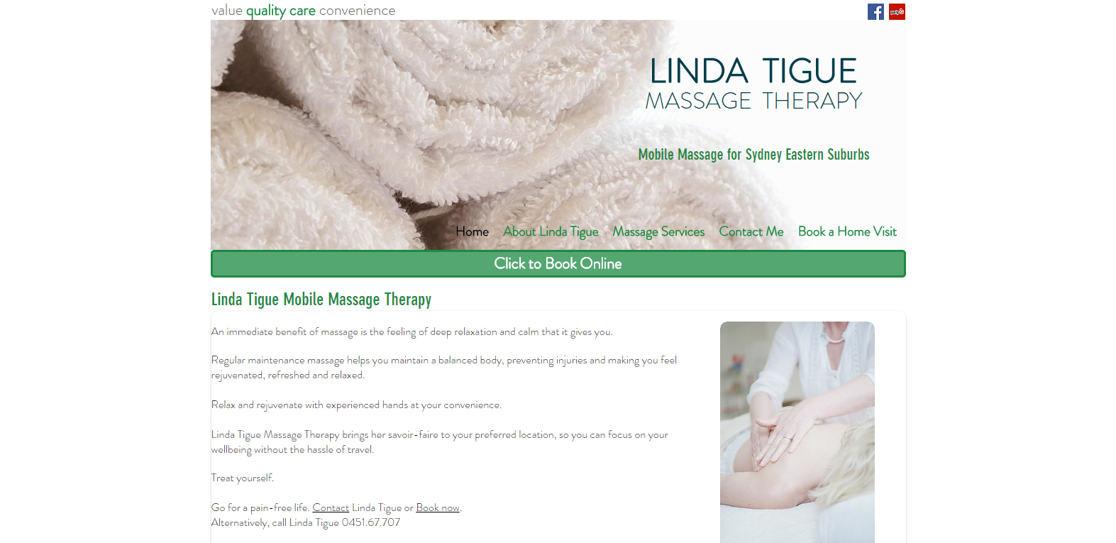 Linda Tigue Massage