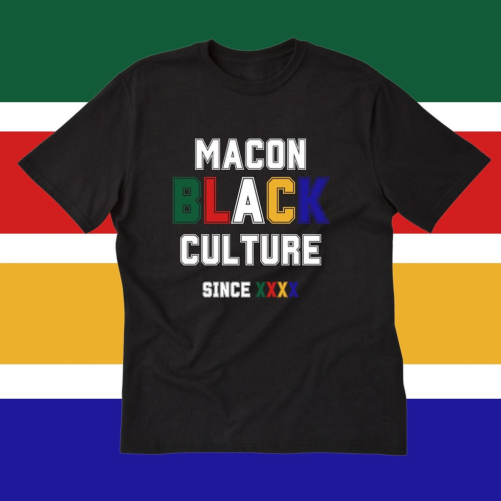 Pre-sale Macon Black Culture Tee