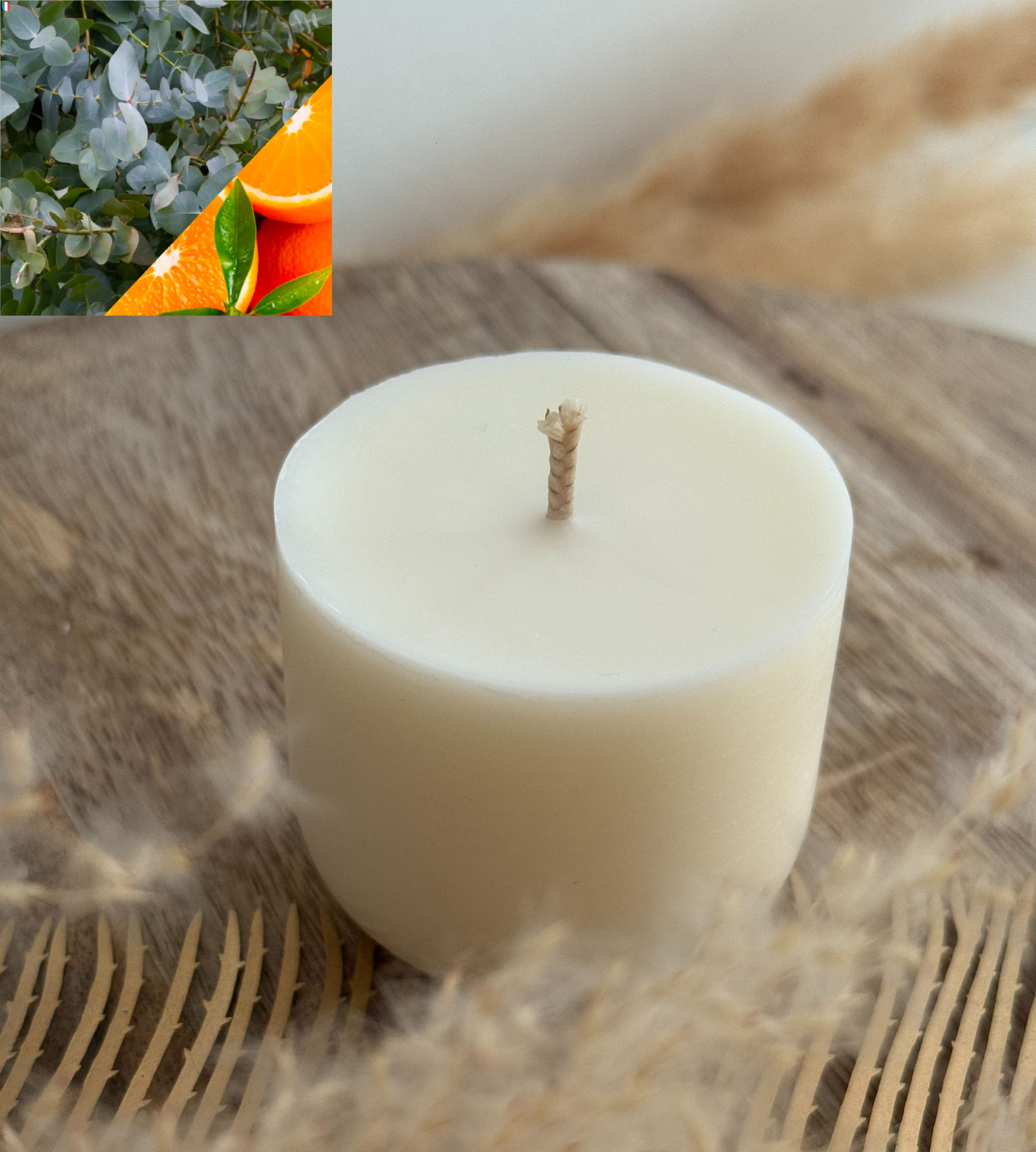 Recharge bougie parfumée 15h | Eucalyptus et orange