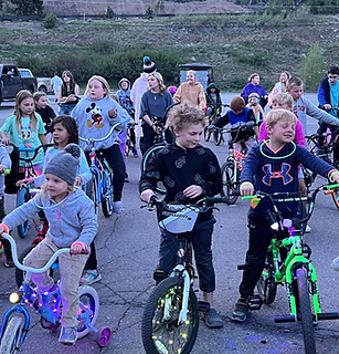 CycleLight Parade with Fun Valley Guests