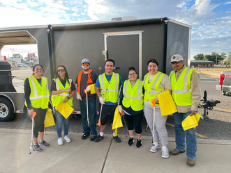 Porter's Participates In Keep Andrews Beautiful Fall Trash Bash