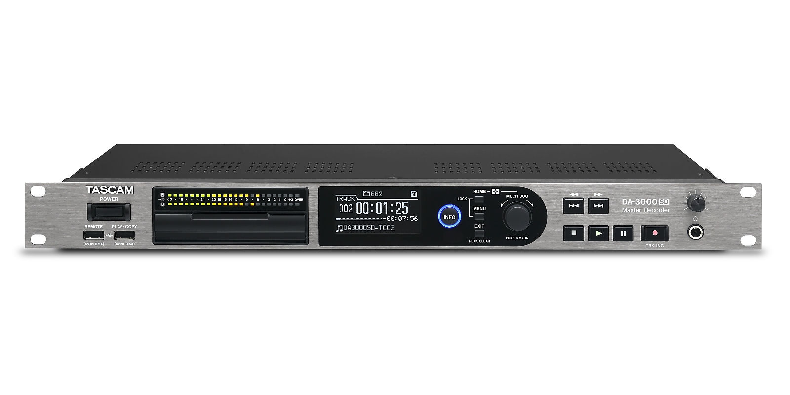 Tascam DA-3000SD High-definition PCM/DSD audio recorder and AD/DA converter