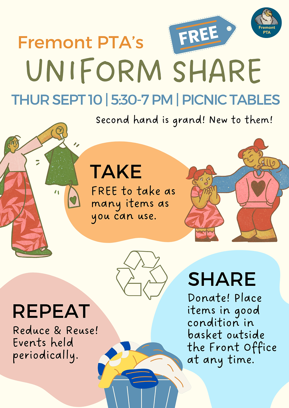 Uniform Swap at Back to School Night