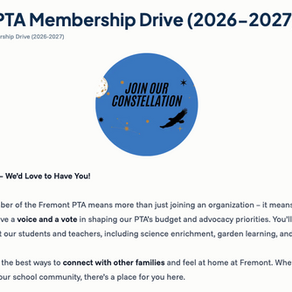 Join/Renew Your PTA Membership