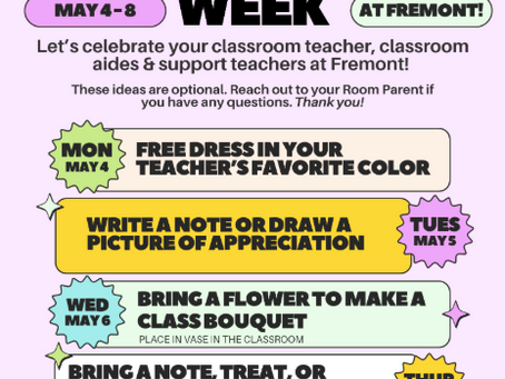 Teacher Appreciation Week