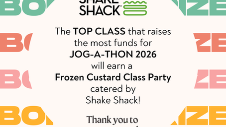 Jog-a-thon Bonus Class Prize + Teacher Prizes