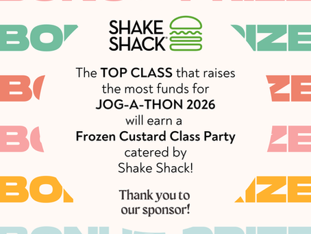 Jog-a-thon Bonus Class Prize + Teacher Prizes