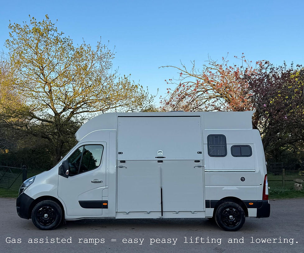 sleek and stylish horsebox